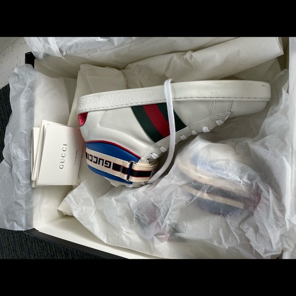 Gucci fashion sneaker ACE high top - Picture 10 of 11